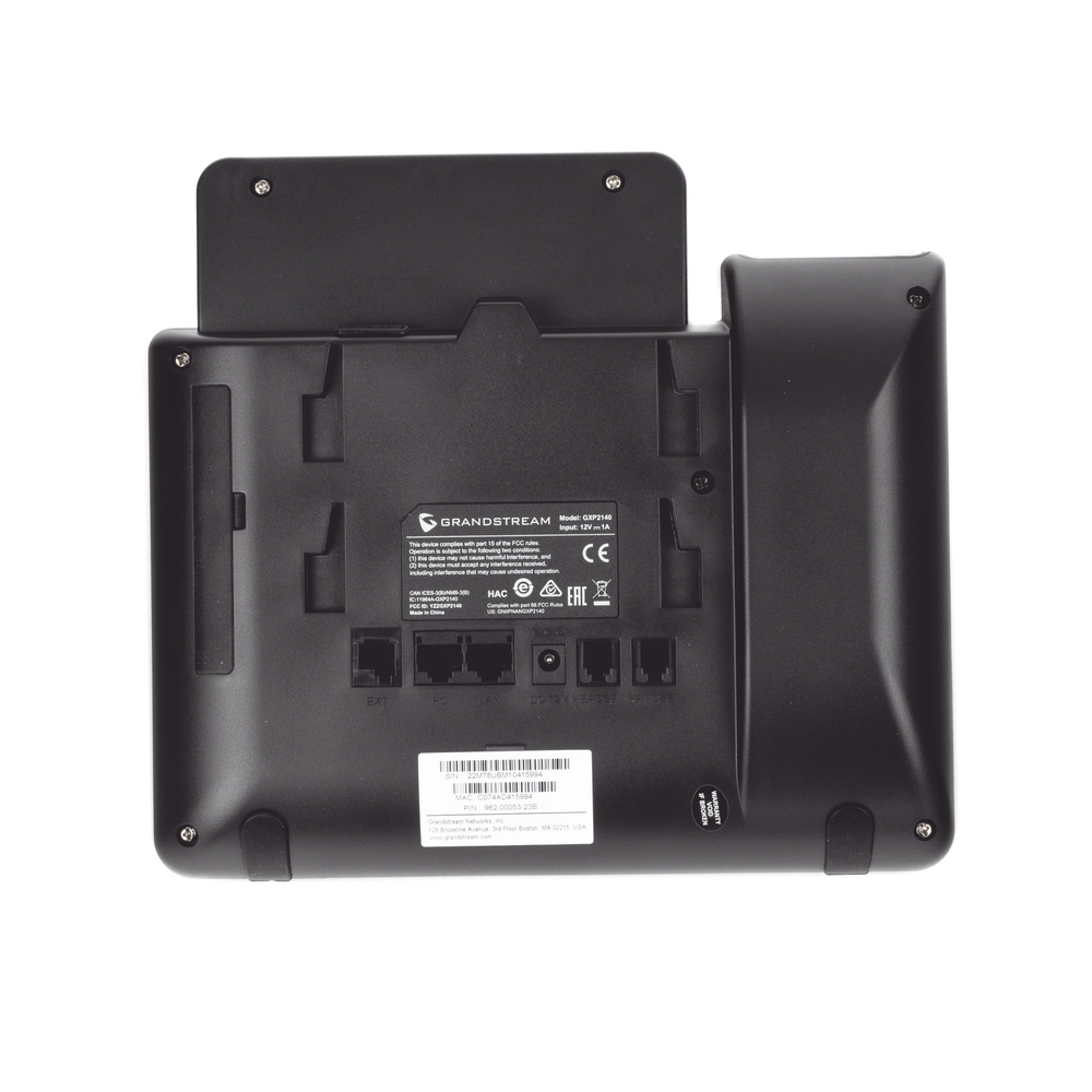 4-line Enterprise IP Phone. You can add up to 160 BLFs (speed dial keys) with four GXP2200EXTs.