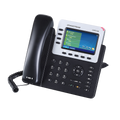 Teléfono IP Empresarial para 4 líneas. Puede agregar hasta 160 BLF (teclas de marcación rápida) con cuatro GXP2200EXT