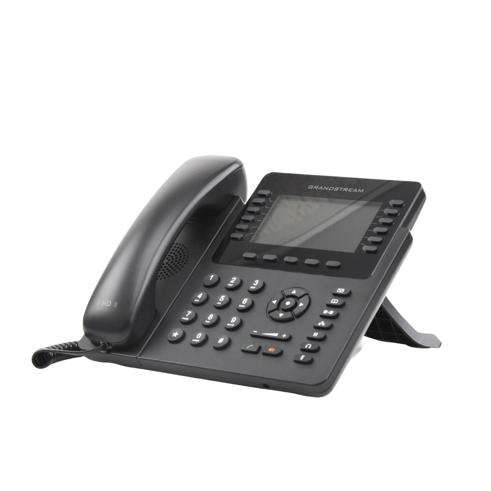 12-Line Business IP Phone with 5 Feature Keys and 4-Way Conferencing, PoE