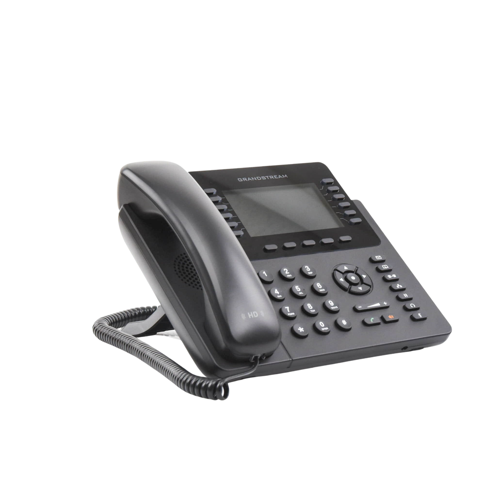 12-Line Business IP Phone with 5 Feature Keys and 4-Way Conferencing, PoE
