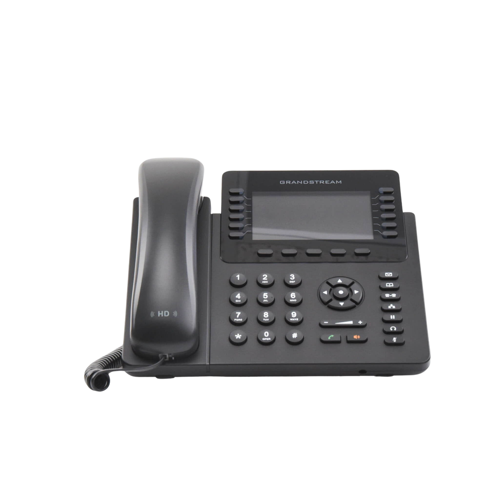 12-Line Business IP Phone with 5 Feature Keys and 4-Way Conferencing, PoE