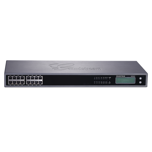 Gateway VoIP GrandStream ATA de 16 puertos FXS + 1 puerto TELCO de 50 pins, p/montaje en rack