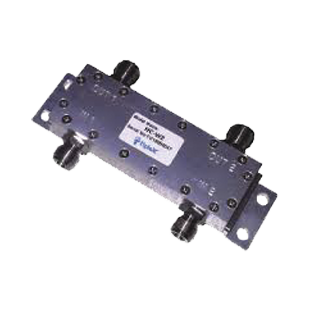 Combinador Hibrido 2X2, 136-174 MHz, 3dB, 300 Watt, N Hembra.