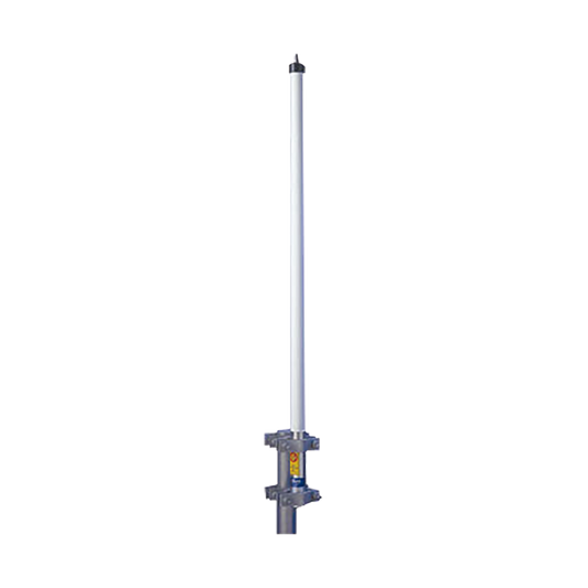 Antena base UHF 450-470 MHz, Fibra de Vidrio, 9 dB de Ganancia, Serie HD para Climas Difíciles 
