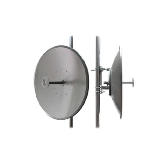 Antena para enlaces Carrier Class Polaridad Sencilla, Frec. 4.9 - 5.9 GHz Ganancia 32 dBi, 