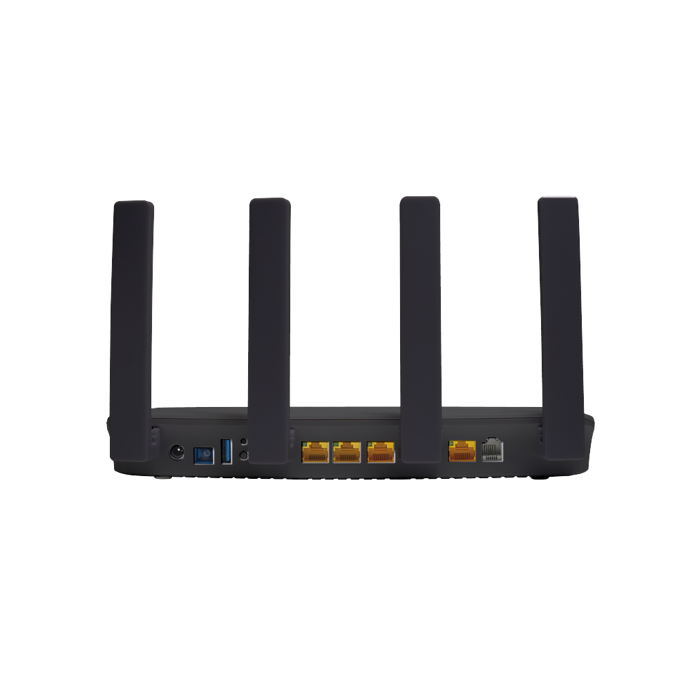 ONU Dual EPON/GPON con WIFI 6 + 1 puerto FXS + 1 puerto USB + 4 puertos Gigabit (Black Series)