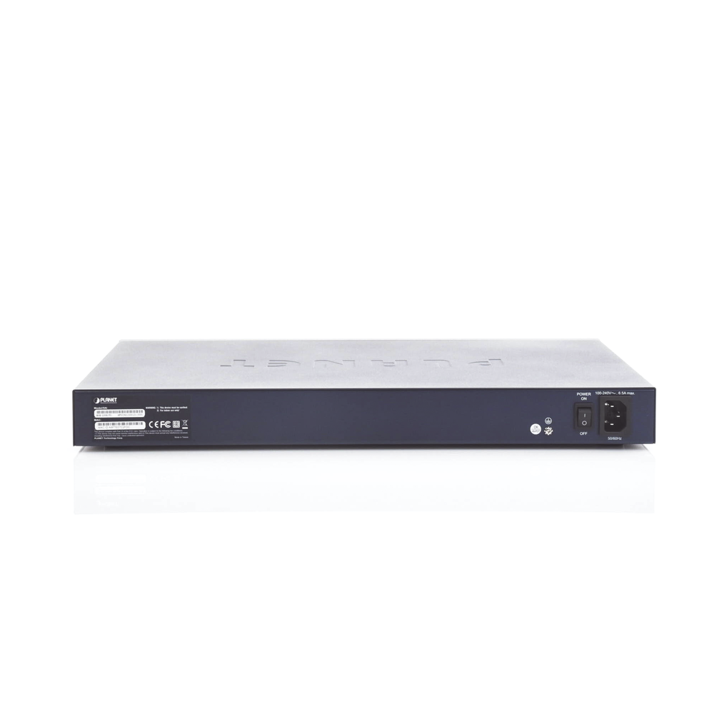 Inyector HUB high PoE 802.3at (Mid-span) administrable de 12 puertos 10/100/1000 Mbps
