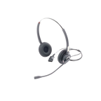 Diadema binaudal (duo) con tecnología antishock para teléfonos IP FANVIL y Polycom con micrófono de cancelación de ruido, larga durabilidad