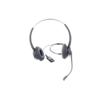Diadema binaudal (duo) con tecnología antishock para teléfonos IP FANVIL y Polycom con micrófono de cancelación de ruido, larga durabilidad