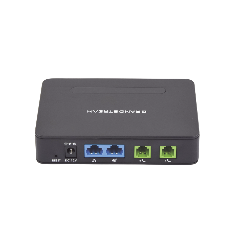 2-port FXS ATA with 2 gigabit network ports with integrated router