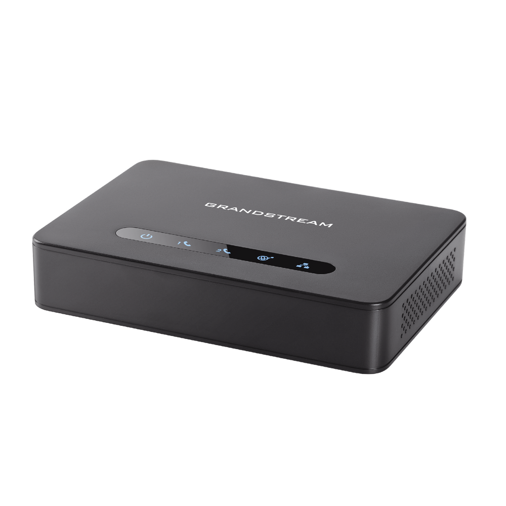 ATA de 2 puertos FXS con 2 puertos de red gigabit con router integrado