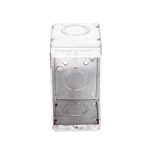 Caja Multigang de 1 Gang/ Profundidad de  2-1/2"/ 8 TKO (1/2" y 3/4").