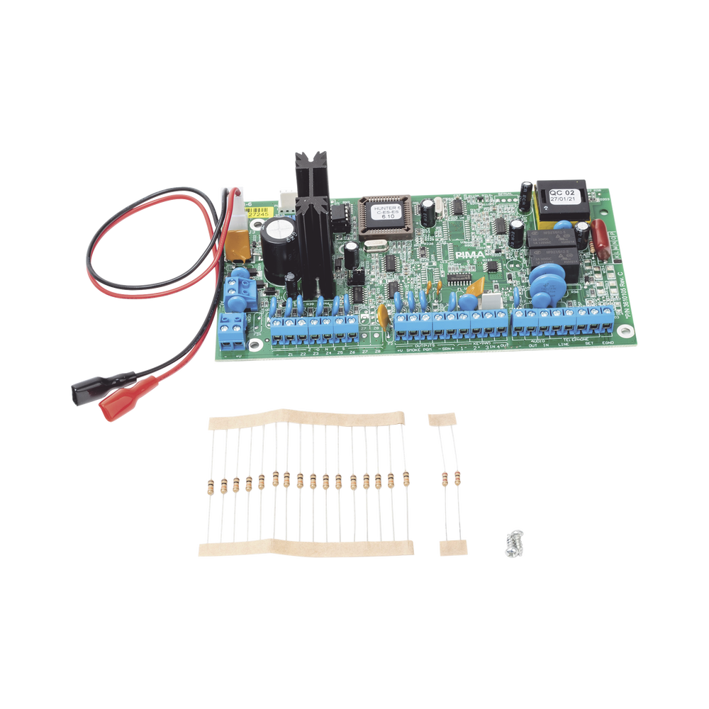 Control Card for 6-zone Wired Alarm Panel with Radio/Telephone/GSM communication option