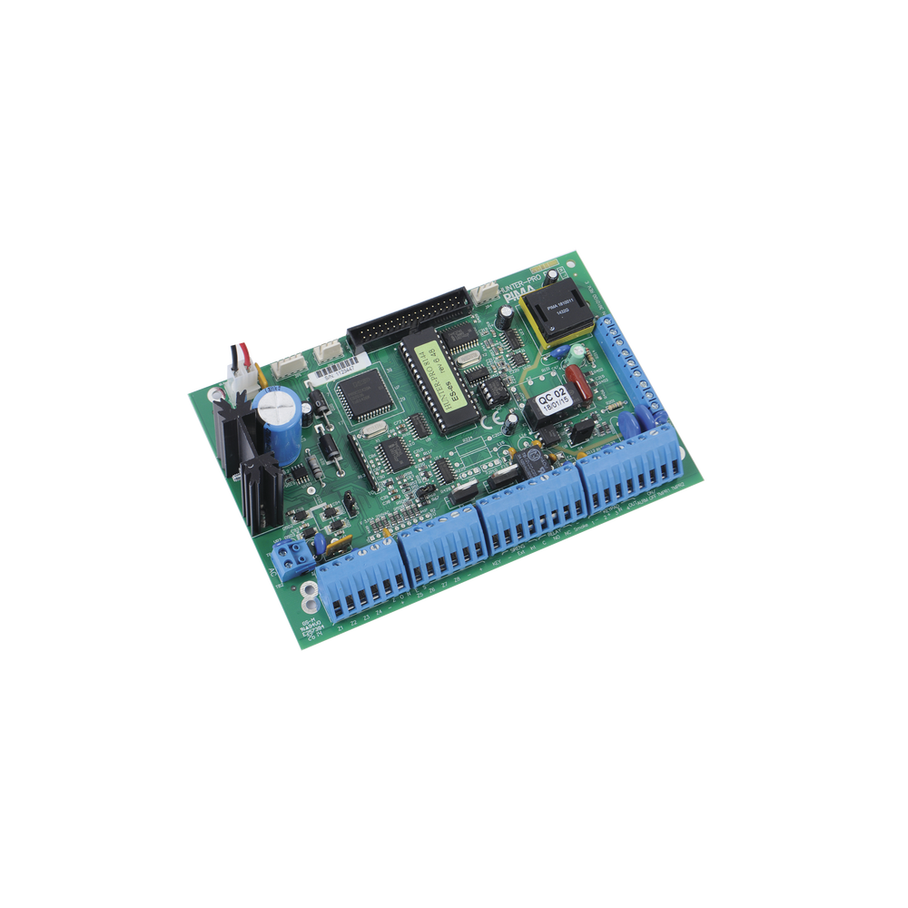Tarjeta de panel de Alarma Serie HUNTER-PRO8144  de 8 a 144 Zonas. Panel Híbrido. Opción de Comunicación RADIO/Teléfono/IP/GSM