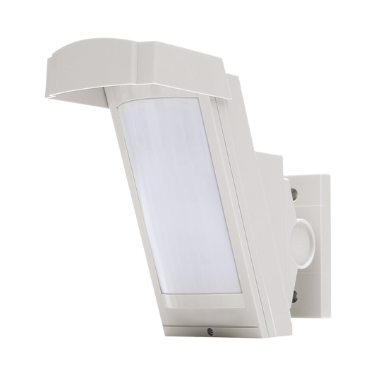 Detector de Movimiento / 100% Exterior /  Cableado / Hasta 12 metros a 85° de cobertura/ Instalación a 3 metros / Compatible con cualquier panel de alarma