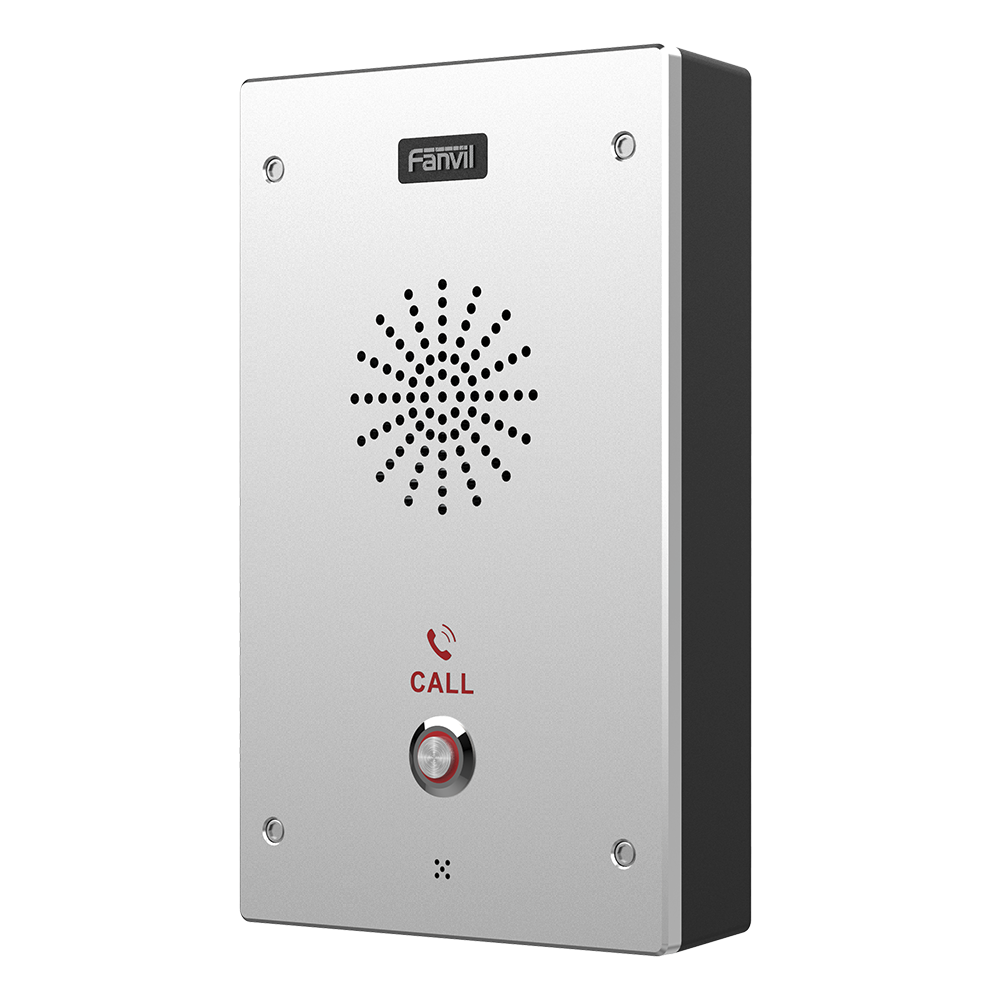 IP intercom, 2 SIP lines, 2 relays with call button, vandal-resistant, IP65 and IK10, PoE