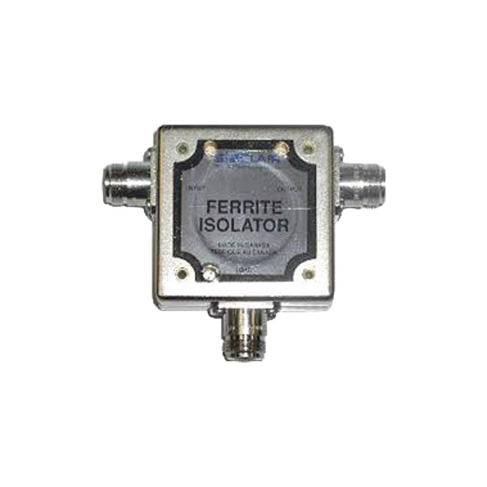 Aislador Sencillo, 132-174 MHz,  5 MHz, Carga de 30 Watt, N Hembra, 125 Watt.