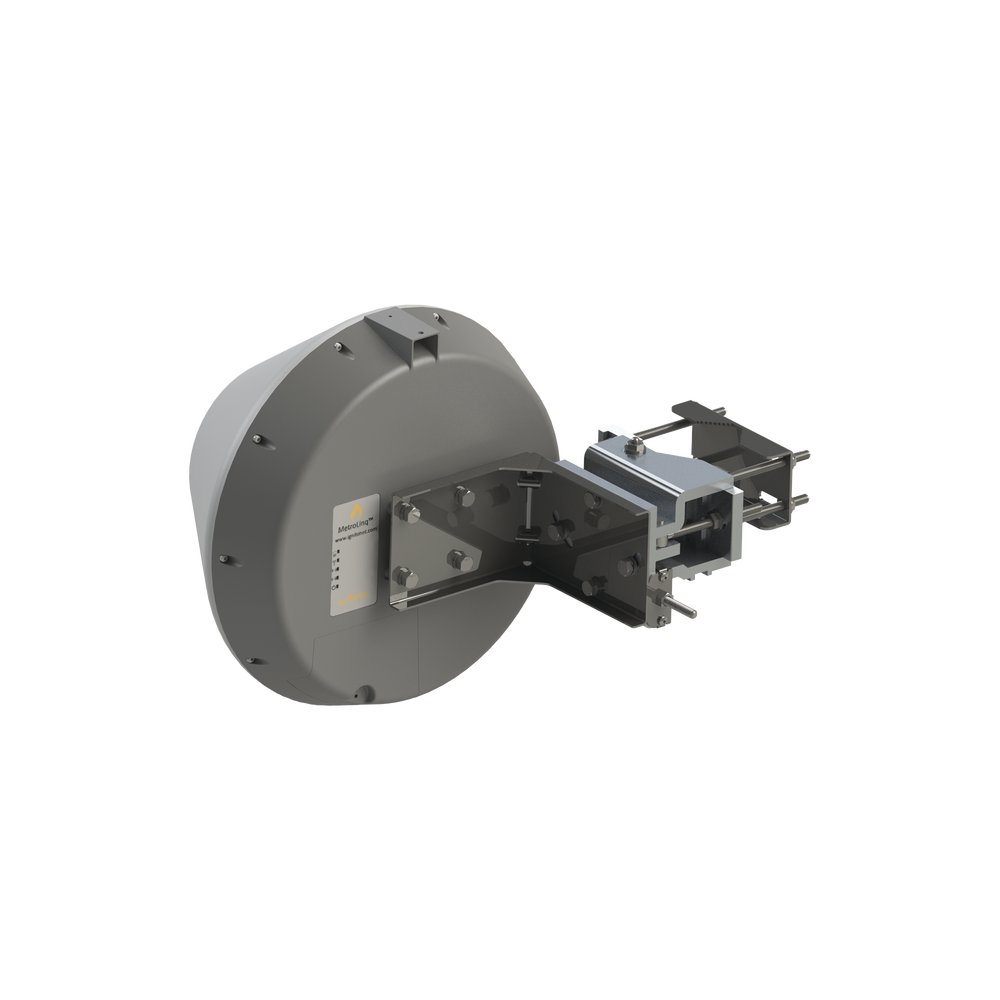 Long-distance precision mounting for IgniteNet Metrolinq equipment