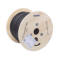 Carrete de 1 km de Fibra Óptica Aérea Mini Figura 8 G.657A2 tipo Drop, Monomodo de 1 Hilo (unifibra), Color Negro