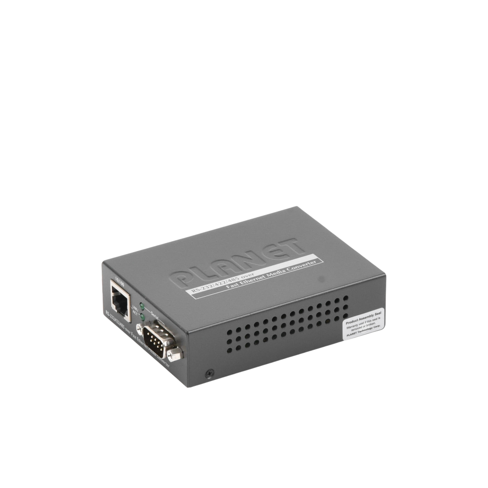 Convertidor de Medios de RS-232, RS-422  de 4 Hilos y RS-485 de 2 ó 4 Hilos a Fast Ethernet