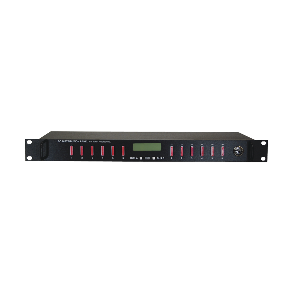 PDU Administrable IP, 12 Salidas con Fusibles ATO, Control de Energía Remoto, Doble Bus Inteligente de Distribución CD, Aplicaciones 12,24 y 48 VCD.