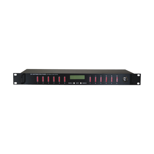 PDU Administrable IP, 12 Salidas con Fusibles ATO, Control de Energía Remoto, Doble Bus Inteligente de Distribución CD, Aplicaciones 12,24 y 48 VCD.