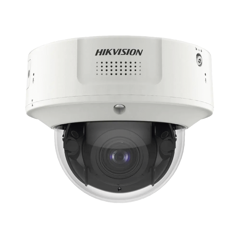Domo IP 4 Megapixel / Lente Mot. 2.8 a 12 mm / Conteo de Personas / WDR 140 dB / 40 mts IR EXIR / DarkFighter / Exterior IP67 / IK10 / Detección Facial / Anticorrosivo