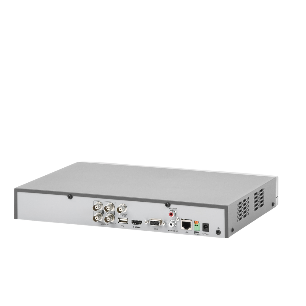 (Reconocimiento de Rostros / ACUSENSE) DVR 4 Megapixel / 4 Canales TURBOHD + 2 Canales IP / 1 Bahía de Disco Duro / 1 Canal de Audio / Audio por Coaxitron