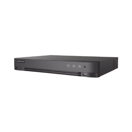 DVR 4 Canales TurboHD + 2 Canales IP / 5 Megapixel Lite - 3K Lite / Acusense (Evista falsas alarmas) / Audio por Coaxitron / 1 Bahía de Disco Duro / Salida de Video en Full HD