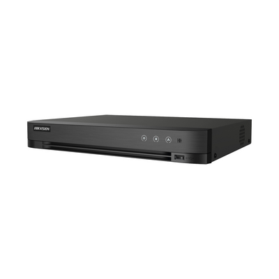 DVR 4 Canales TURBOHD + 4 Canales IP / 8 Megapixel (4K) / Audio por Coaxitron / ACUSENSE / Reconocimiento Facial / 1 Bah