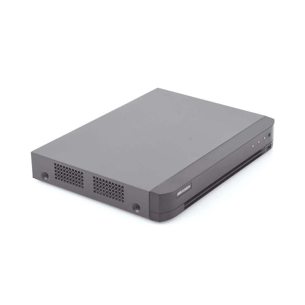 (FACE RECOGNITION) 4 Megapixel DVR / 8 TURBOHD Channels + 4 IP Channels / 1 Hard Drive Bay / 1 Audio Channel / Audio via Coaxitron