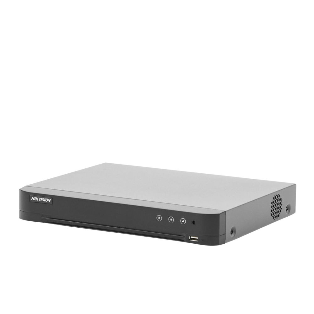 (FACE RECOGNITION) 4 Megapixel DVR / 8 TURBOHD Channels + 4 IP Channels / 1 Hard Drive Bay / 1 Audio Channel / Audio via Coaxitron
