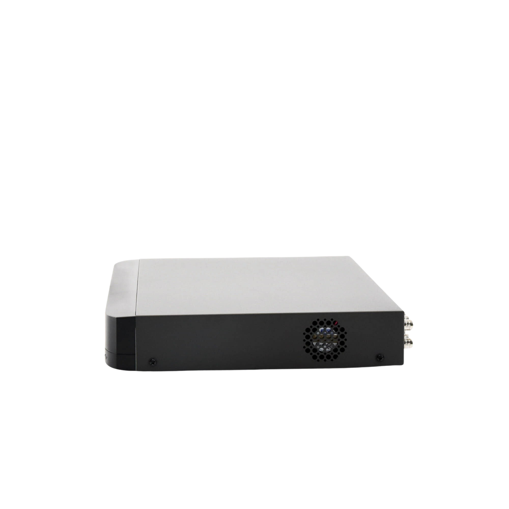 (ACUSENSE / Avoid False Alarms) 4 Megapixel DVR / 16 TURBOHD Channels + 8 IP Channels / 1 Hard Drive Bay / Coaxitron Audio / Full HD Video Output