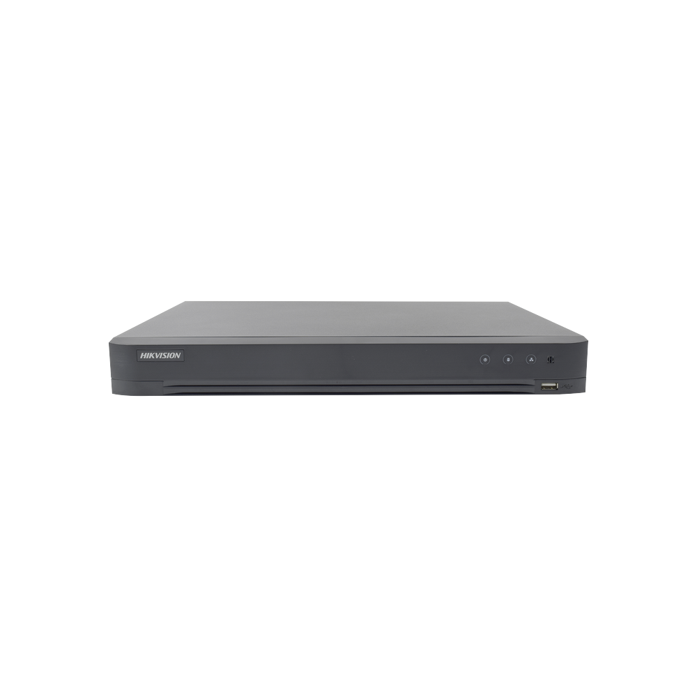 Acusense 4 Megapixel DVR / 32 TURBOHD Channels + 8 IP Channels / 2 Hard Drive Bays / 32 Coaxitron Audio Channels