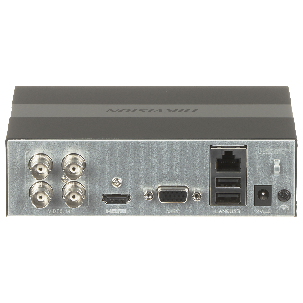 (ACUSENSE / Evita Falsas Alarmas) DVR 3K Lite (5 Megapixel Lite) / 4 Canales TURBOHD + 2 Canales IP / 1 Bahía de SSD / Audio Por Coaxitrion / Detección de Movimiento y Protección Perimetral