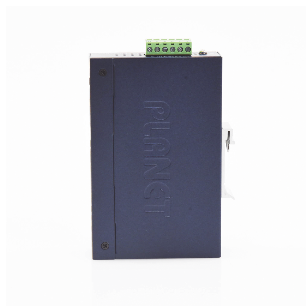 8-Port Gigabit 10/100/1000T Industrial Switch, Designed for Wall and DIN Rail Mounting