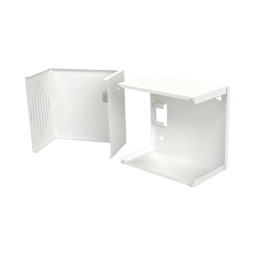Gabinete para Resguardo de Sirena de 30 W (SF581A o SF581L No incluida), Preparación para Tamper (No incluido).