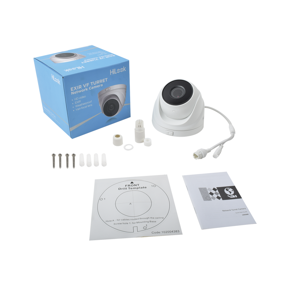 Turret IP 2 Megapixel / Motorized Lens 2.8 - 12 mm / H.264+ / 30 m IR / PoE / IP67 / WDR