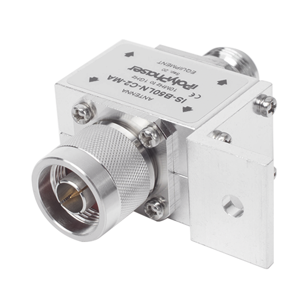 Protector RF Coaxial Para 10 a 1000 MHz Con Ceja Frontal Con Conectores N Macho y N-Hembra, 50 Ω