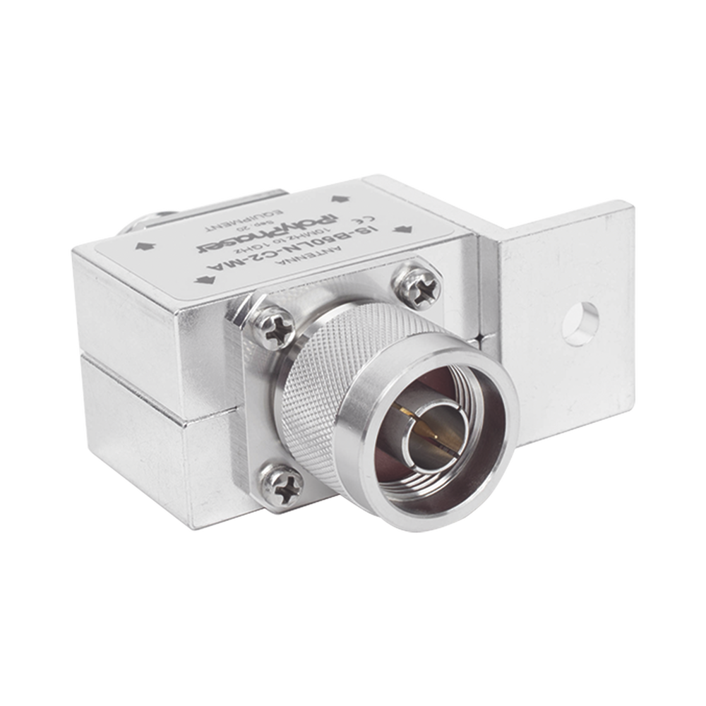 Protector RF Coaxial Para 10 a 1000 MHz Con Ceja Frontal Con Conectores N Macho y N-Hembra, 50 Ω