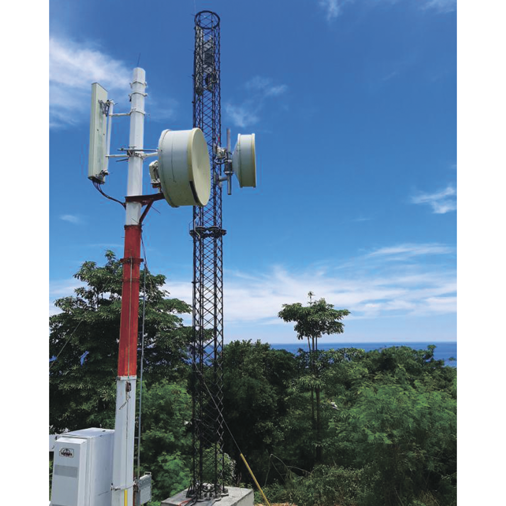 Carbon Fiber Tower 18.3 meters (60 feet) Self-supporting - ULTRA LIGHTWEIGHT.