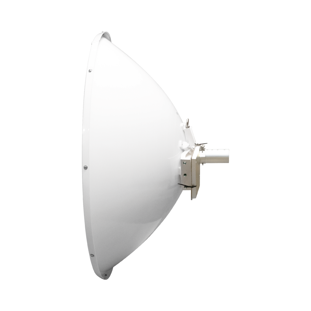 Antena Direccional de Alto Rendimiento / 3 ft / 4.9 a 6.1 GHz / Ganancia de 32 dBi / Soporte de acero inoxidable / polaridad en 90 ° y 45 ° / Incluye montaje.