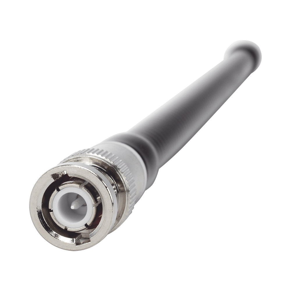 Antena Helicoidal VHF para Radios Portátil, sintonizable de 130 a 180 MHz.