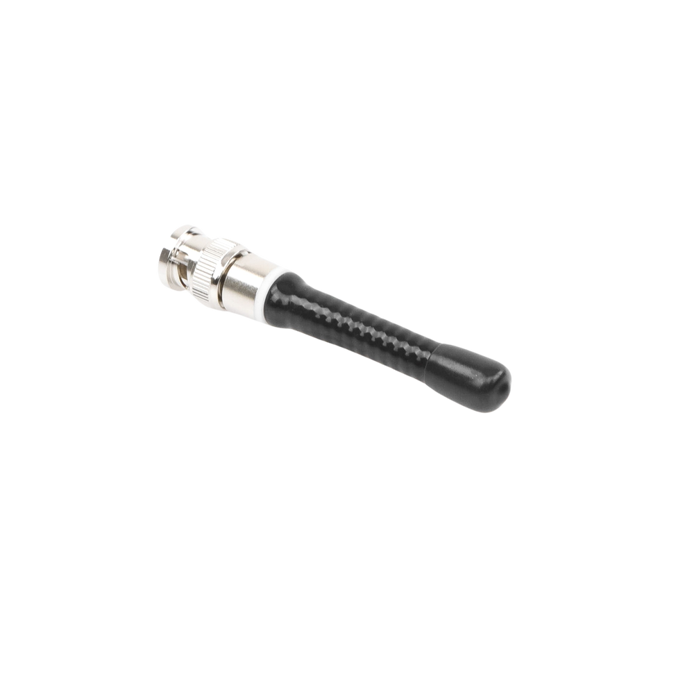 Antena Helicoidal, 1/4 de onda, sintonizada (recortada) 406-512 MHz, BNC Macho.
