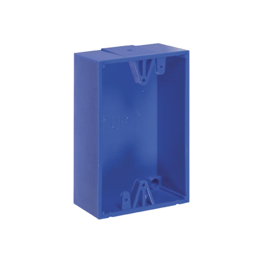 Caja de Montaje Color Azul para Botones de Emergencia STI