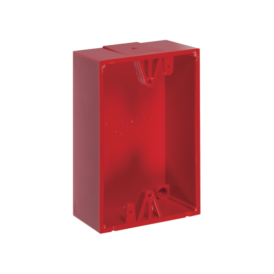 Caja de Montaje Color Rojo para Botones de Emergencia STI