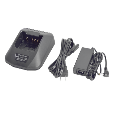 Cargador rápido de escritorio para baterías KNB-24LS, KNB-25A, KNB-26N, KNB-35L, KNB-40L, KNB-40LCV, KNB-55L, KNB-57L, K