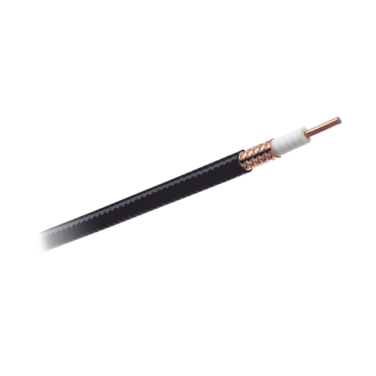 Cable coaxial Heliax de 1/2", cobre corrugado, blindado, 50 Ohms