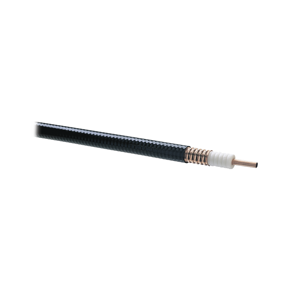 Cable coaxial Heliax de 7/8". Cobre corrugado. 100% Blindado.