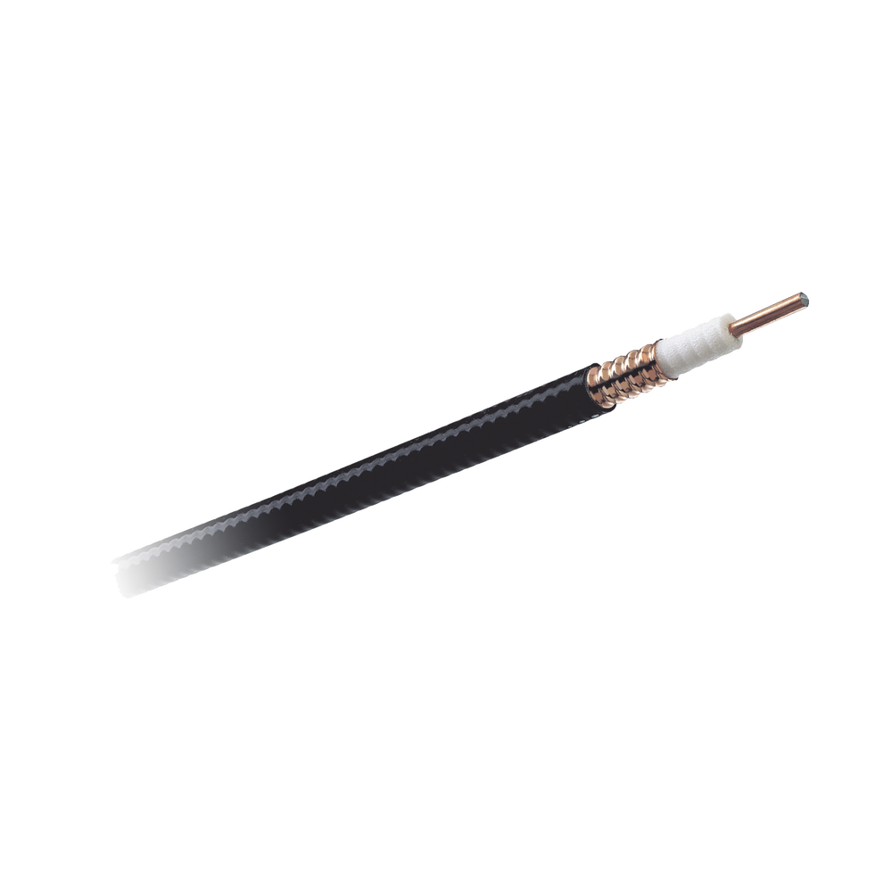 Cable coaxial Heliax de 1-1/4". Cobre corrugado. 100% Blindado